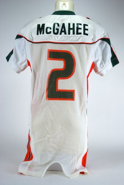 Willis McGahee Game Used Miami Hurricanes Jersey