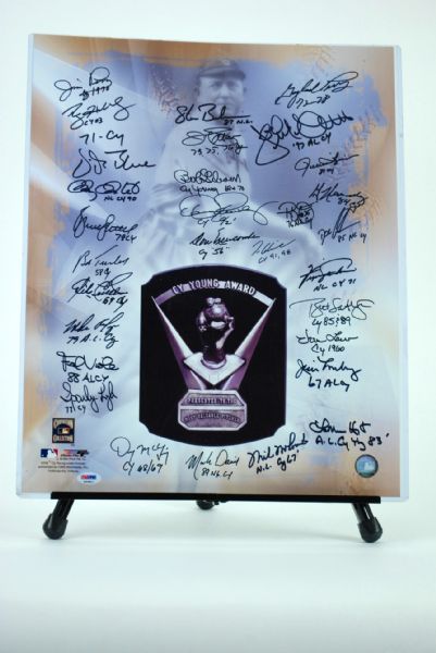 Cy Young Award Winners Autographed 16x20 Photo PSA/DNA LOA