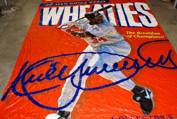 Unique Kirby Puckett 1991 World Series Wheaties Banner