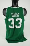 Larry Bird 1991 Game Used & Autographed Boston Celtics Jersey GU 7.5