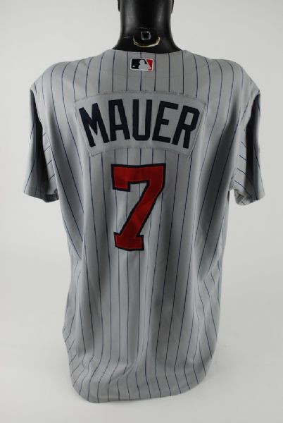 Joe Mauer 2006 Game Used Minnesota Twins Jersey GU 8.5