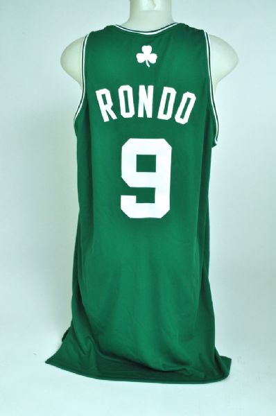 Rajon Rondo 2008 Christmas Day Game Issued Jersey  w/NBA MeiGray LOA