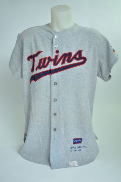 Bob Allison 1965 Minnesota Twins Game Used Jersey