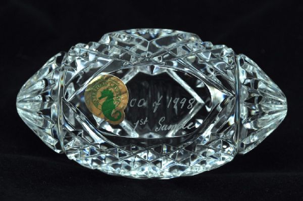 Denver Broncos Super Bowl XXXII Waterford Crystal Football