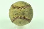 Babe Ruth & Honus Wagner Autographed Baseball