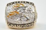 Denver Broncos 1998 Super Bowl XXXIII Championship 14K Gold Players Ring