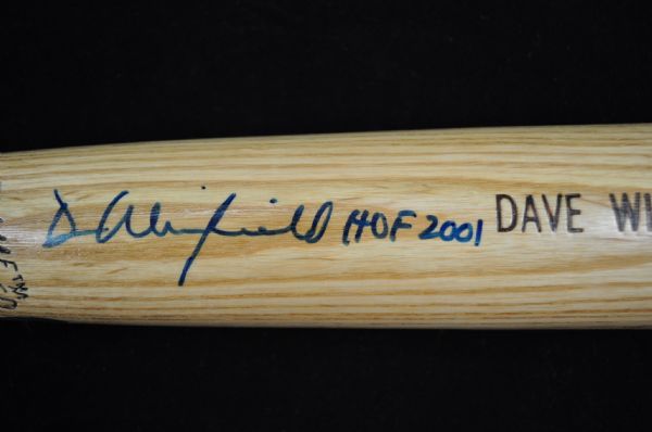Dave Winfield Autographed Bat
