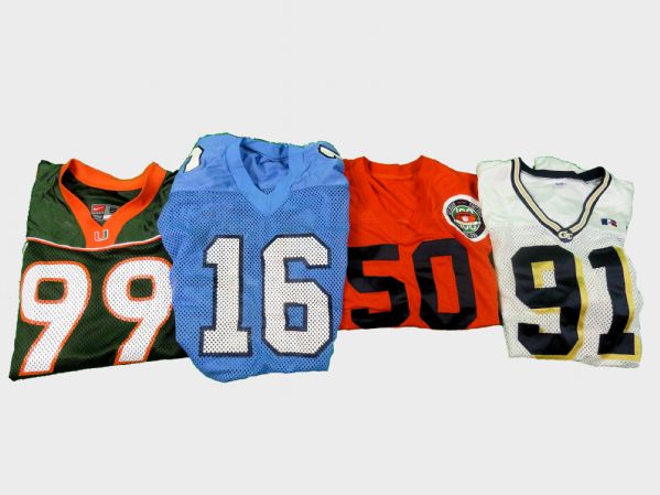 ACC Lot of 4 Game Used Jerseys