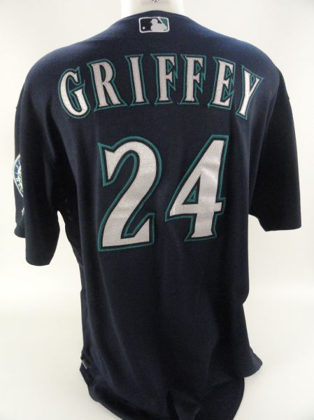 Ken Griffey Jr. 2010 Seattle Mariners Professional Model Jersey W/Medium Use