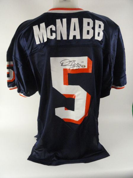 Donovan McNabb Autographed Syracuse Jersey