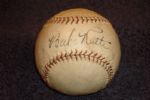 Babe Ruth Single Signed Baseball 