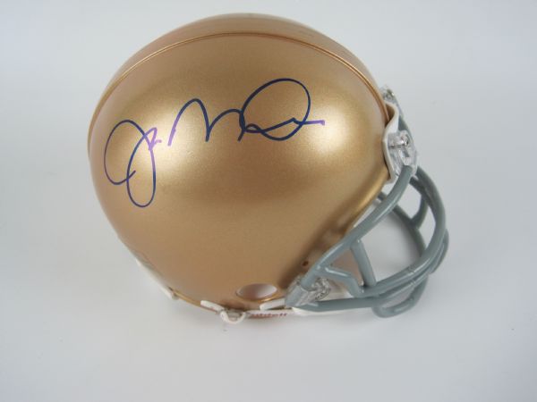 Joe Montana Autographed Notre Dame Mini Helmet