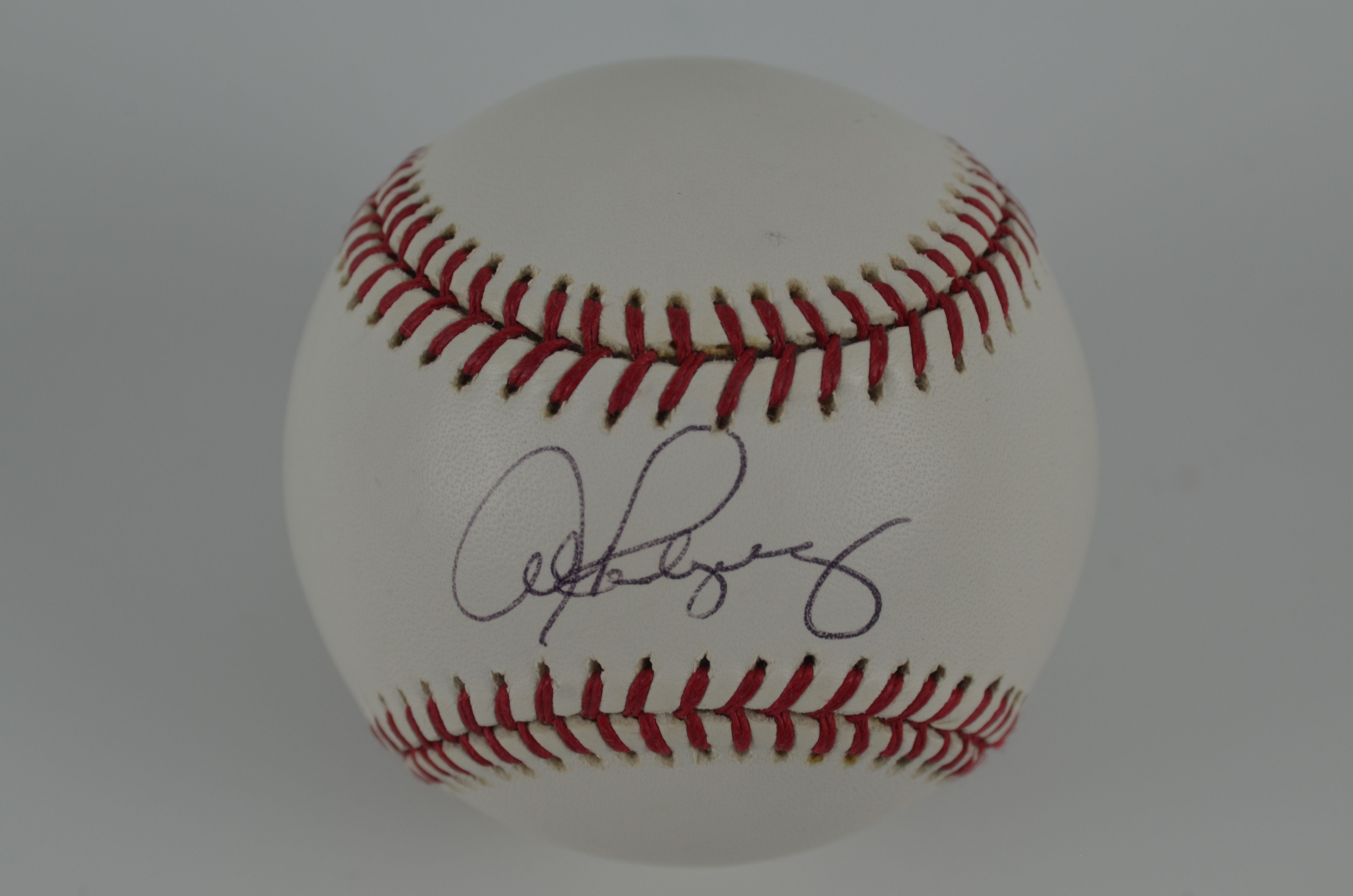 Lot Detail Alex Rodriguez Autographed Baseball