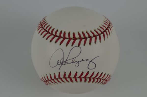 Alex Rodriguez Autographed Baseball