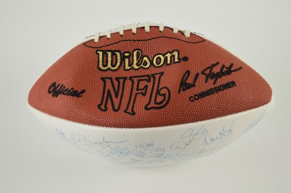 Tennessee Titans 1999 Team Signed Football w/Steve McNair