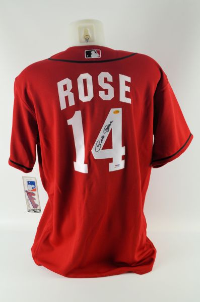 Pete Rose Autographed Jersey