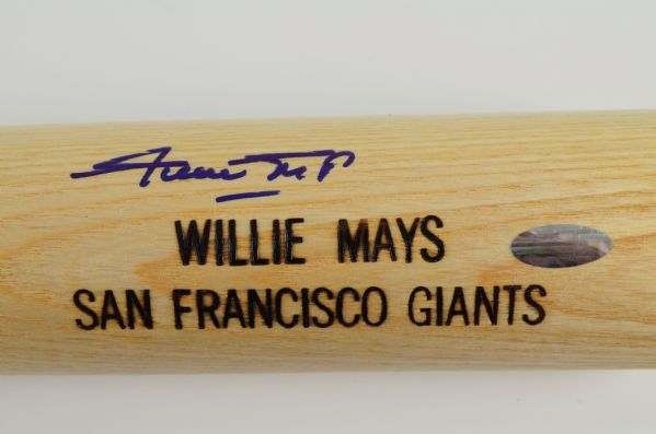 Willie Mays Autographed Signature Model Bat