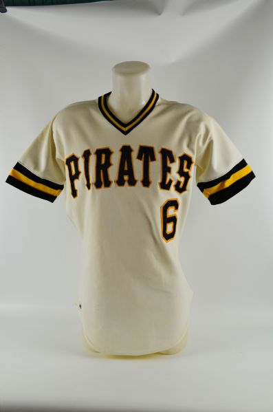 Tony Pena 1981 Pittsburgh Pirates Professional Model Rookie Jersey w/Heavy Use