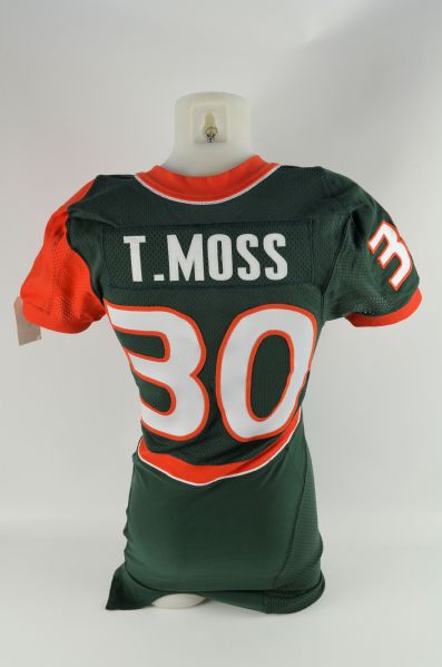 Tyrone Moss 2004-06 Miami Hurricanes Jersey w/Medium Use