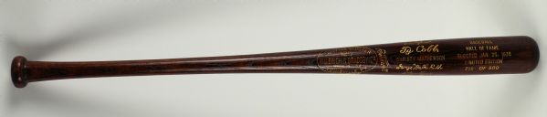 1936 Hall Of Fame Induction Limited Edition Bat 258/500