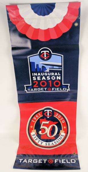 Minnesota Twins Inaugural 2010 Target Field Banner