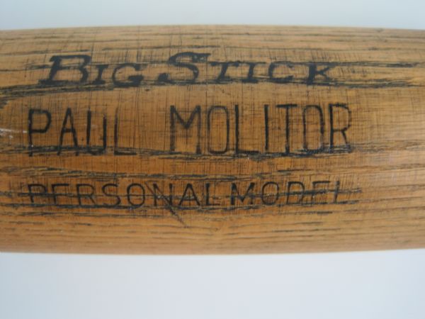Paul Molitor 1979 Milwaukee Brewers Professional Model Bat w/Heavy Use PSA/DNA GU 6.5