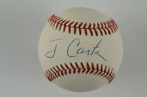 Jimmy Carter Autographed Baseball