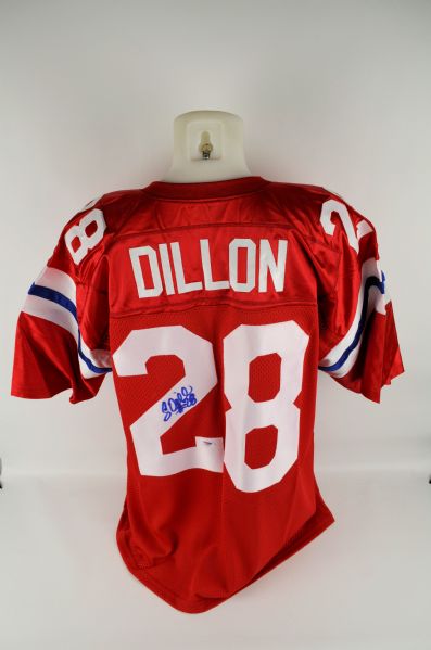 Corey Dillon Autographed New England Patriots Jersey