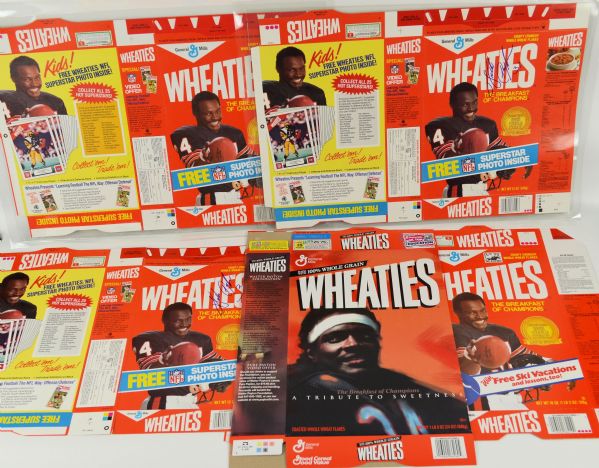 Walter Payton Autographed Wheaties Box Collection