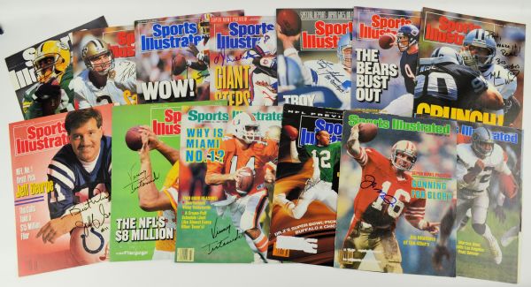 NFL Lot of 29 Autographed Sports Illustrated Covers