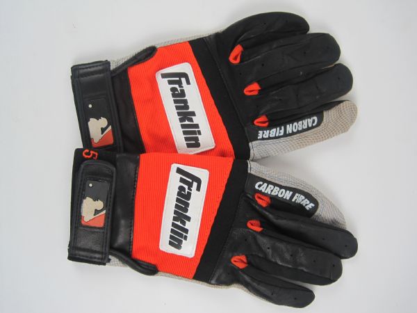 Barry Bonds Professional Model Batting Gloves w/Medium Use