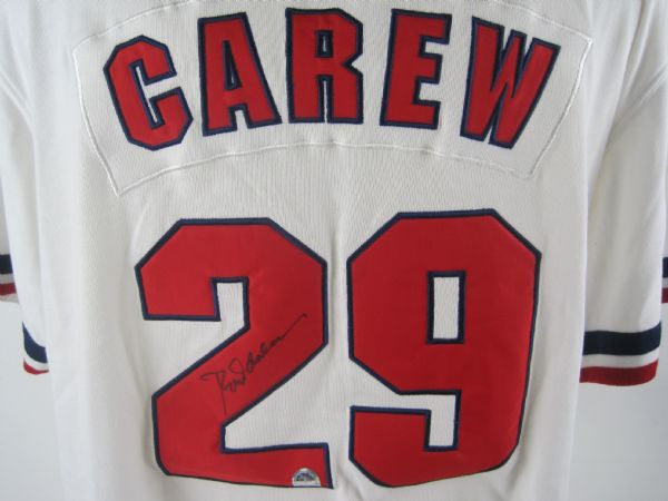 Rod Carew Autographed Minnesota Twins Jersey