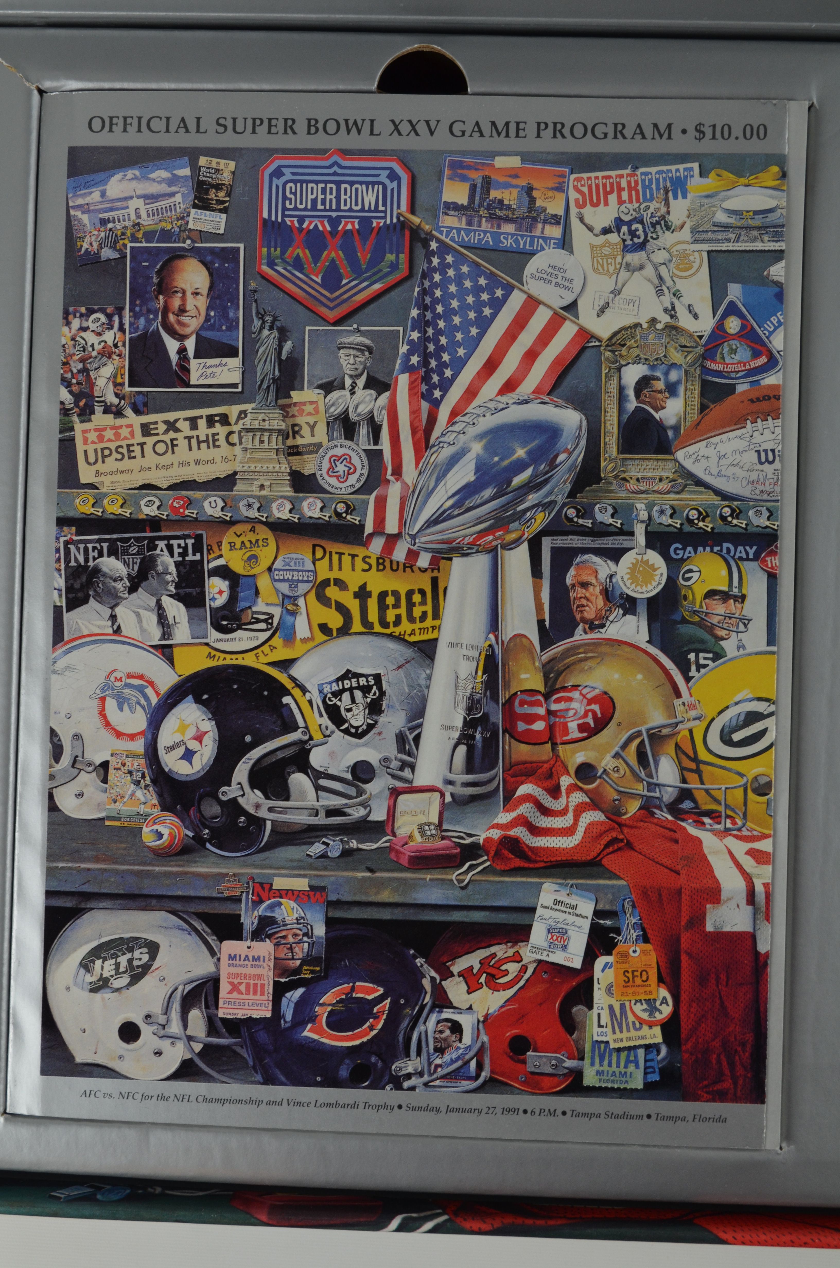 Lot Detail - Super Bowl XXV 25th Anniversary Commemorative Collection