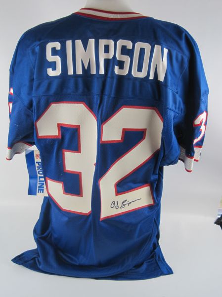 O.J. Simpson Autographed Vintage Buffalo Bills Champion Jersey