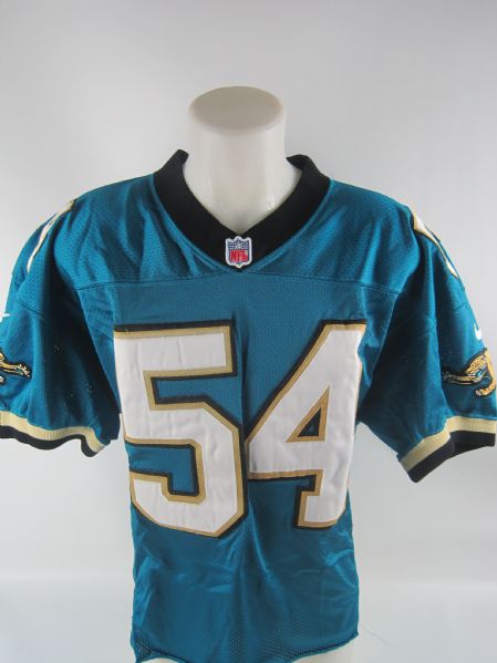 #54 Jacksonville Jaguars 1996 Professional Model Jersey w/Medium Use