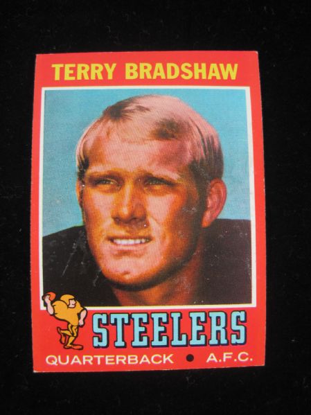 Terry Bradshaw 1971 Topps Rookie Card 