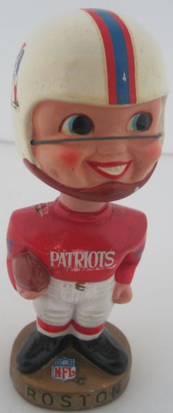 Boston Patriots Vintage 1960s AFL Bobblehead Nodder