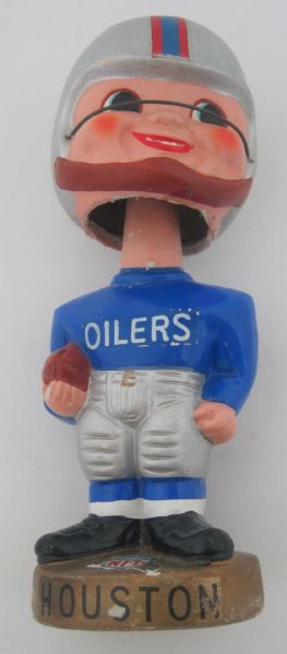 Houston Oilers Vintage 1960s AFL Bobblehead Nodder