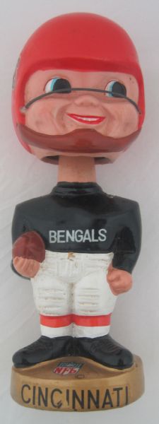 Cincinnati Bengals Vintage 1960s AFL Bobblehead Nodder