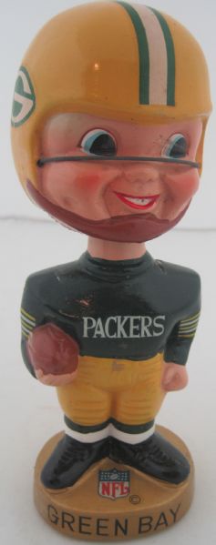 Green Bay Packers Vintage 1960s NFL Bobblehead Nodder