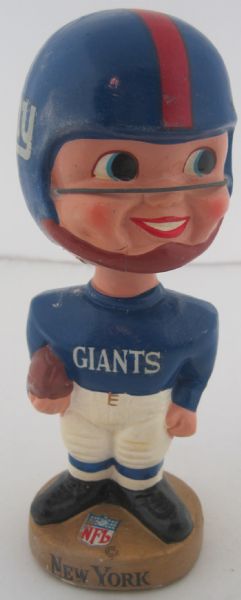 New York Giants Vintage 1960s NFL Bobblehead Nodder