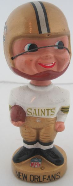 New Orleans Saints Vintage 1960s NFL Bobblehead Nodder