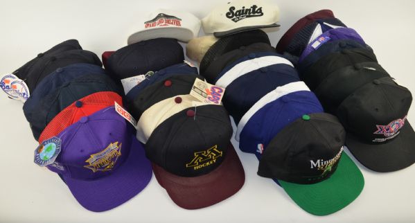 Vintage Collection of 30 Hats w/Original Tags