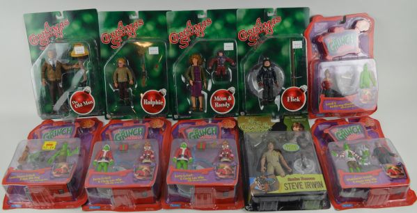 "A Christmas Story" & "Grinch" Collection of Unopened Action Figures 