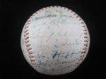 New York Yankees 1934 Team Signed Baseball w/Babe Ruth & Lou Gehrig