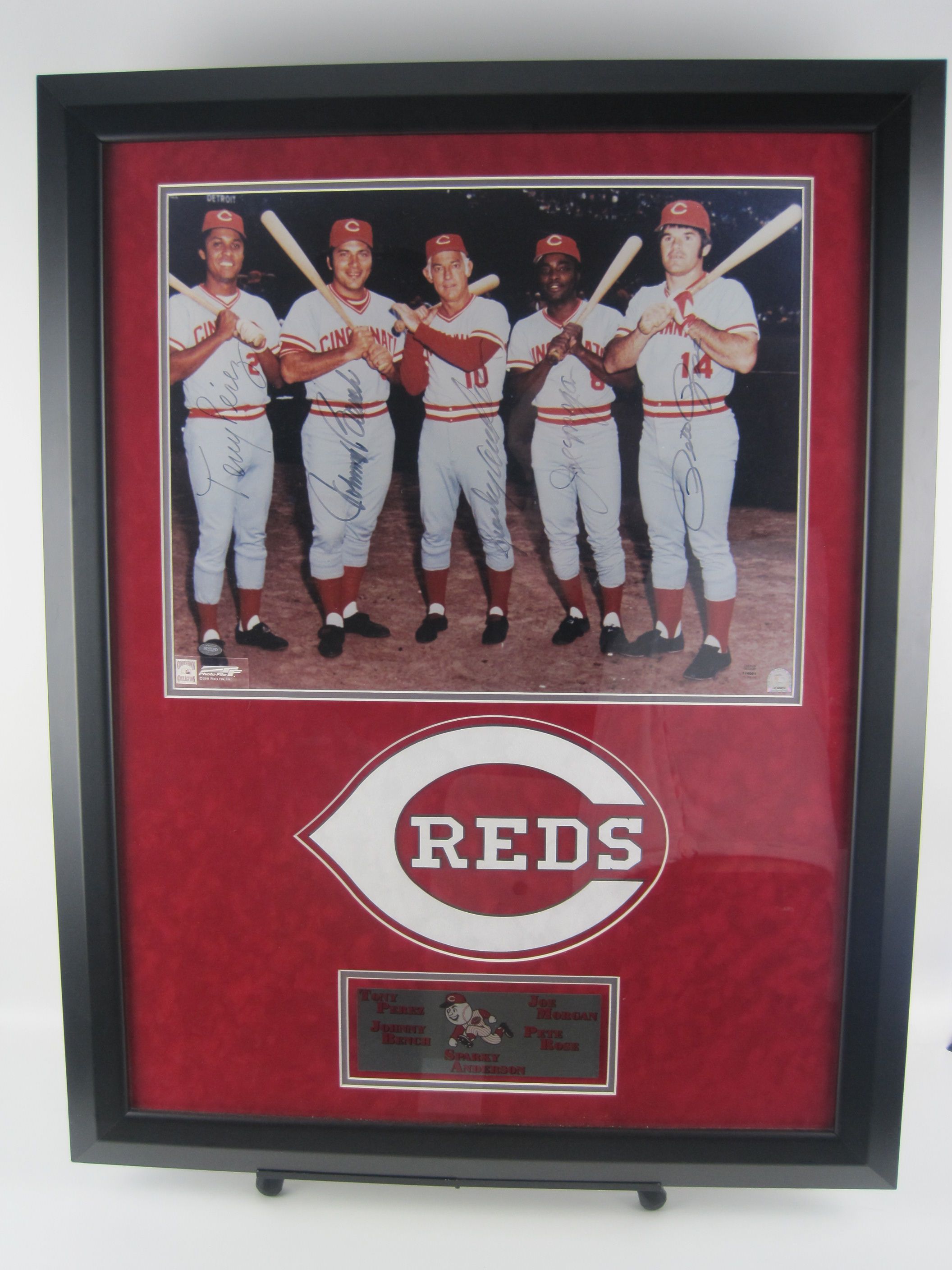 Lot Detail - Cincinnati Reds Autographed Big Red Machine 16x20 Framed Photo2112 x 2816