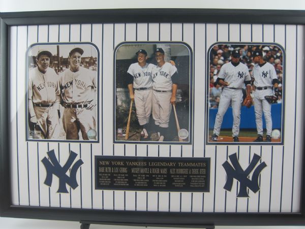 New York Yankees Legends Framed Display