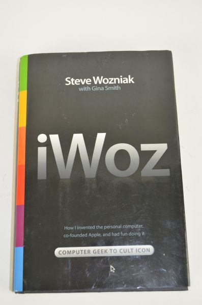 IWOZ 1st Edition Hardcover Book Autographed by Apple Co-Founder Steve Wozniak