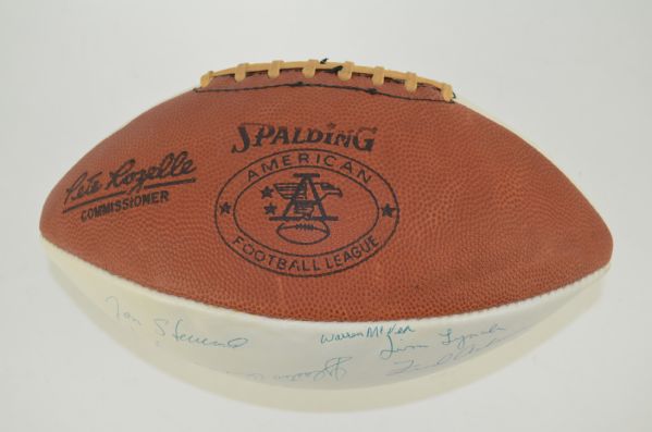 Vintage KC Chiefs 1969 Autographed Football 