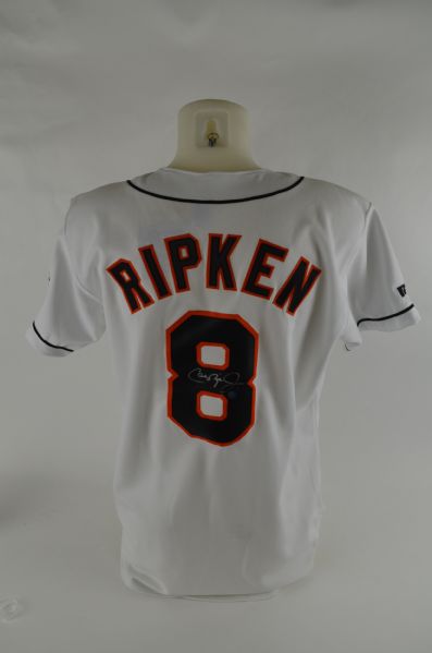 Cal Ripken Jr. Autographed Baltimore Orioles Jersey 